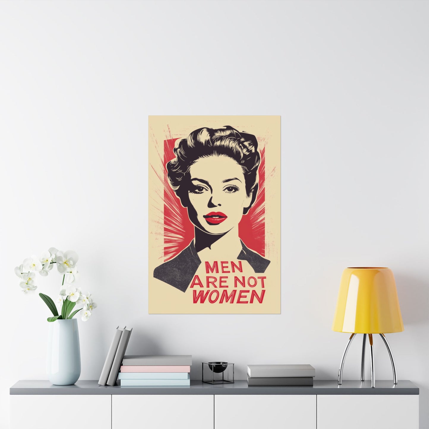 Men Are Not Women  Matte Vertical Posters