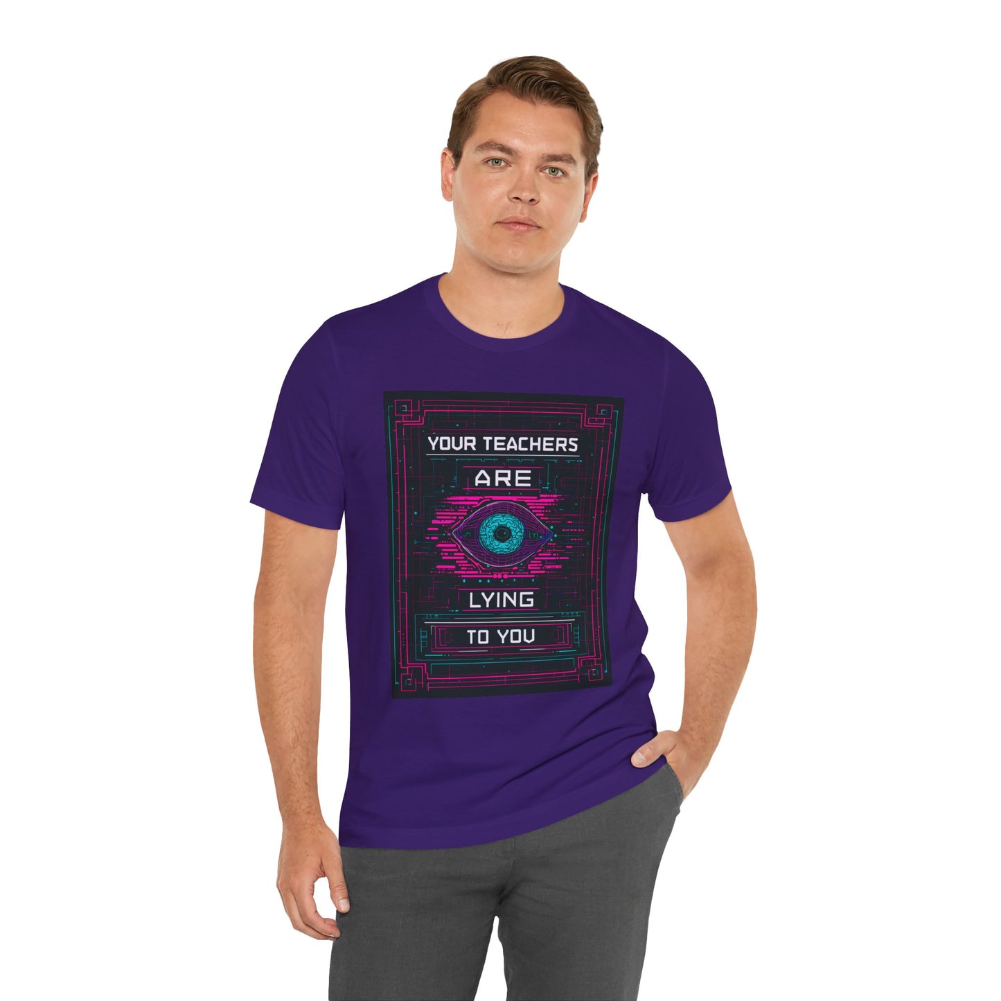 Your Teachers Are Lying To You Unisex Jersey Tee