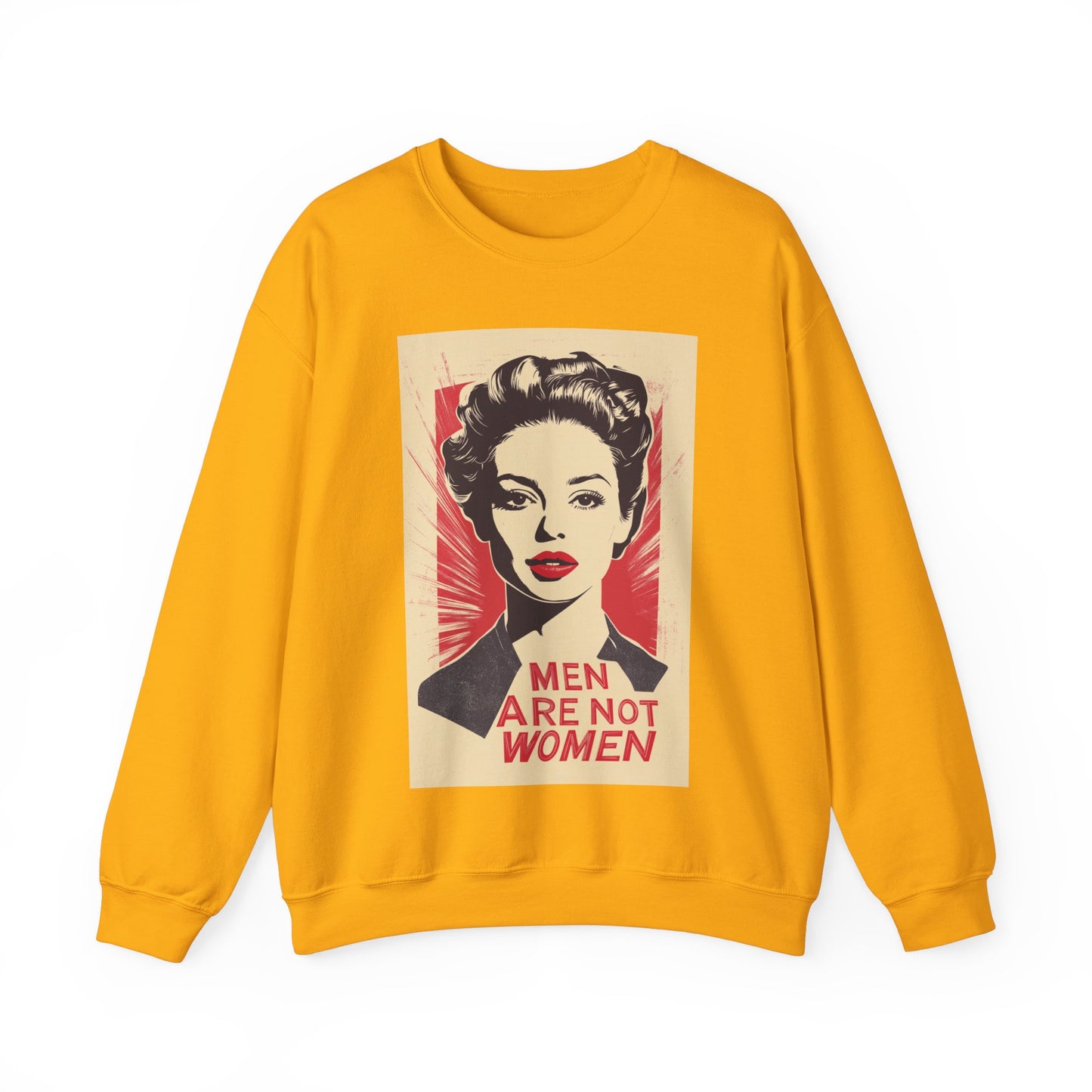 Men Are Not Women Unisex Heavy Blend™ Crewneck Sweatshirt