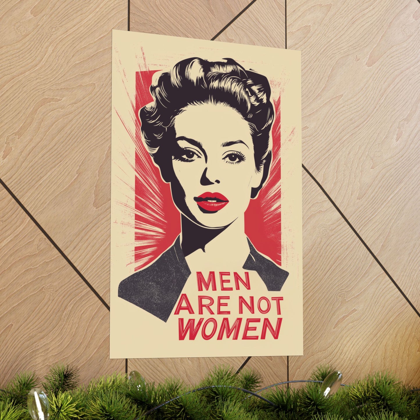 Men Are Not Women  Matte Vertical Posters