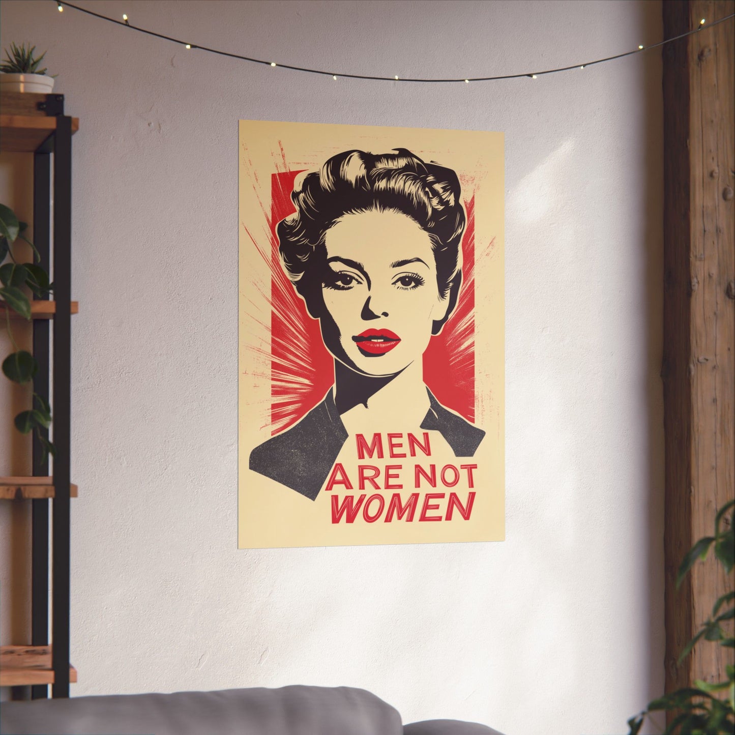 Men Are Not Women  Matte Vertical Posters