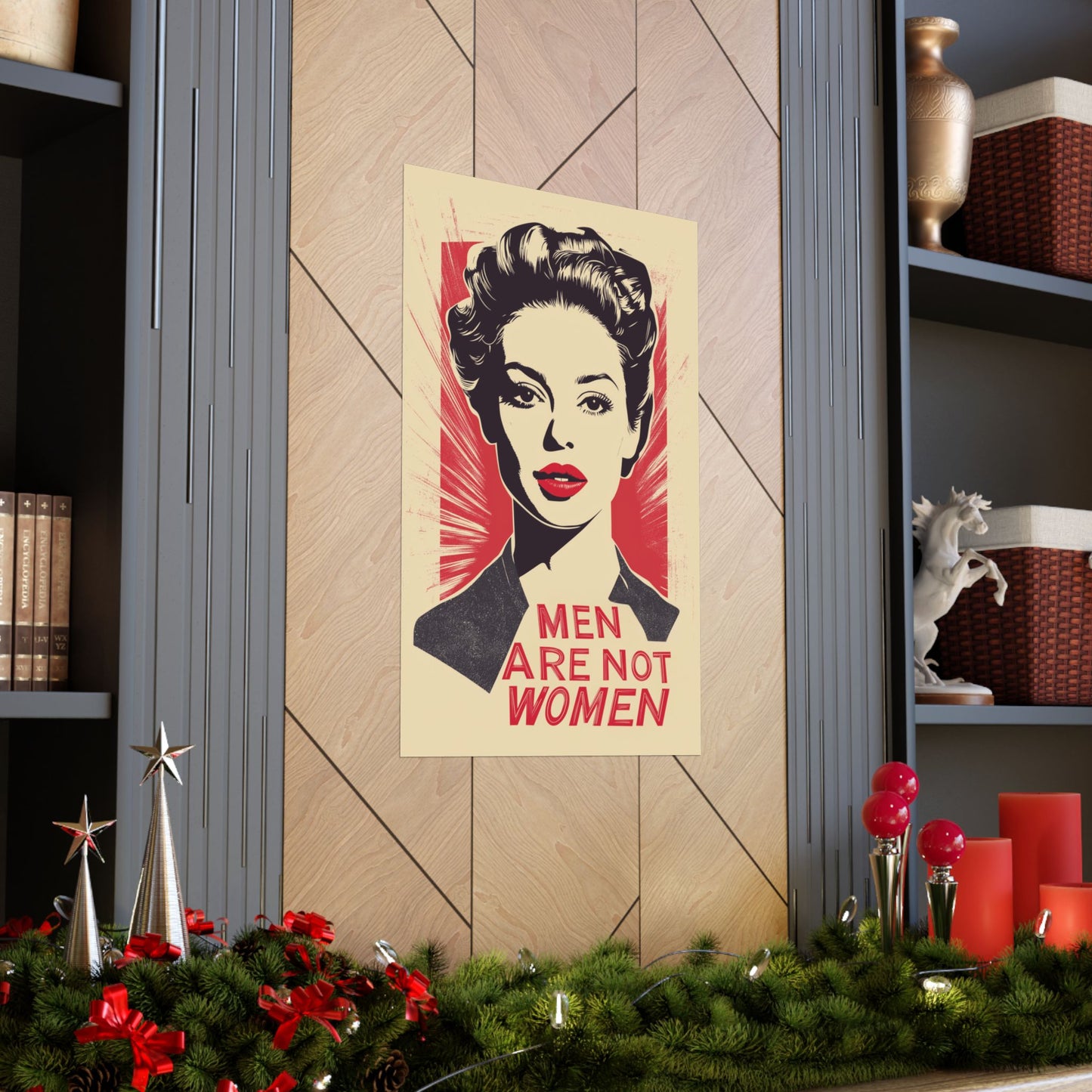 Men Are Not Women  Matte Vertical Posters
