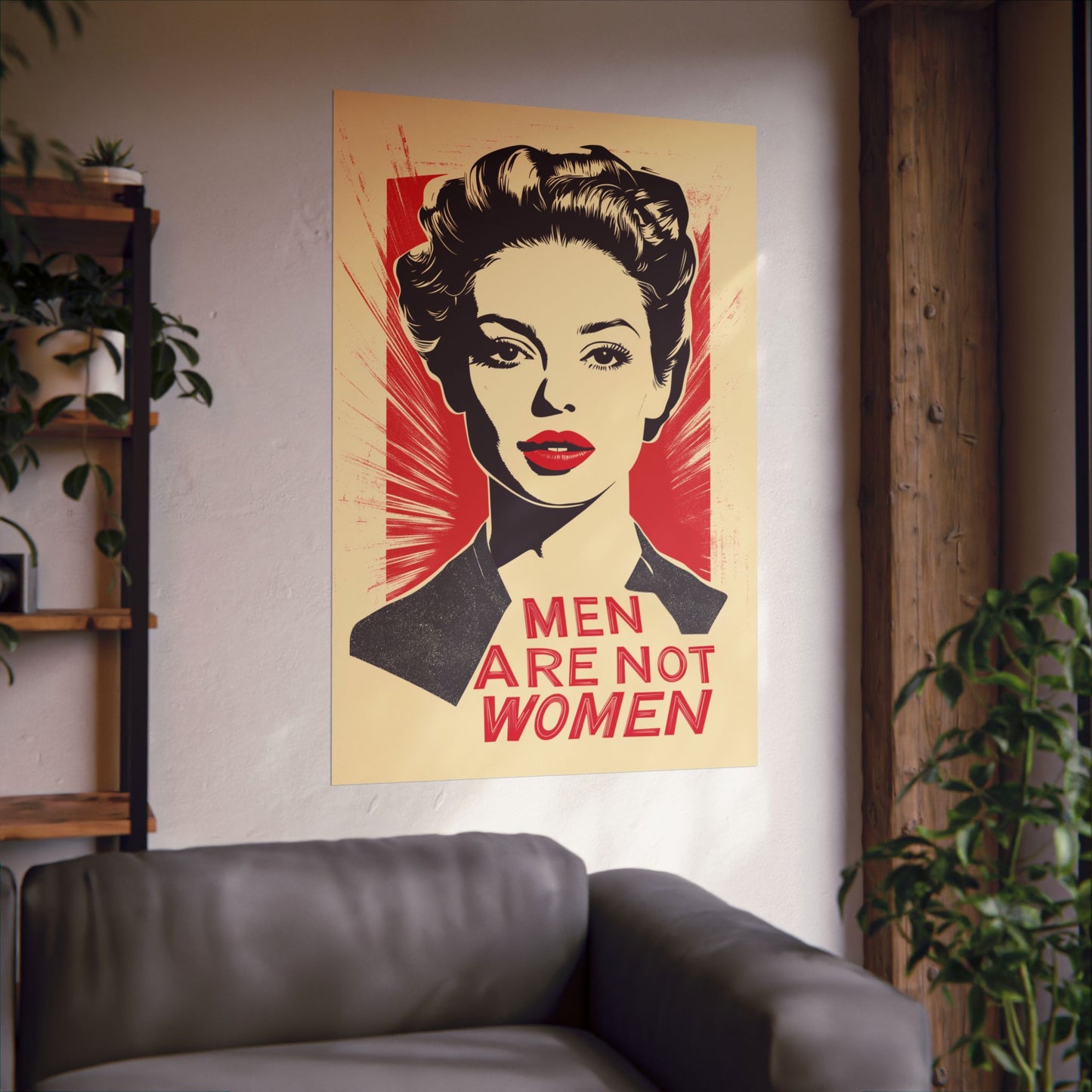 Men Are Not Women  Matte Vertical Posters
