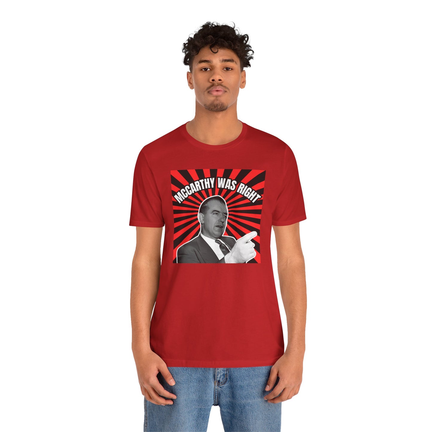 McCarthy Was Right Design 2 Unisex Jersey Short Sleeve Tee