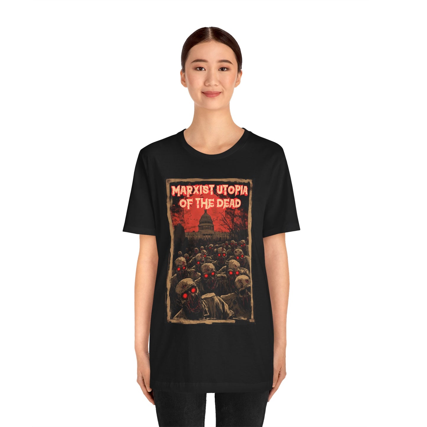 LIMITED EDITION HALLOWEEN 2025: Marxist Utopia of the Dead Movie Jersey T-Shirt