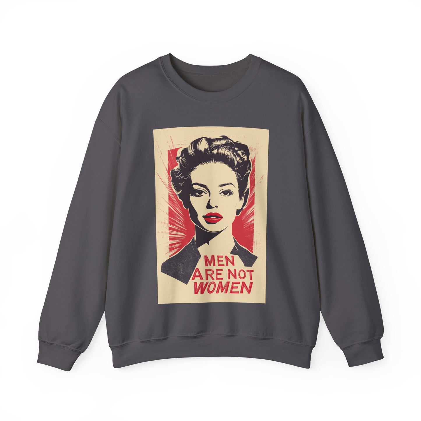 Men Are Not Women Unisex Heavy Blend™ Crewneck Sweatshirt